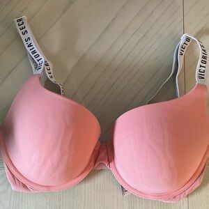 Victoria's Secret Coral T-shirt Push-up Bra